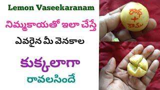 ఎలాంటి వారైనా నిమ్మకాయతో మీ వశమే||Vaseekaranam with lemon