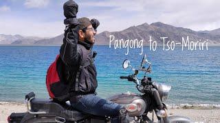 Leh | Ladakh Bike Trip 2019 | Part-6 | PANGONG to TSO-MORIRI | TheBlueSpoon Traveller