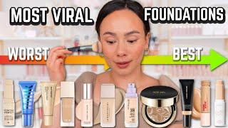 I TRIED EVERY NEW VIRAL FOUNDATION…THE ULTIMATE GUIDE! RANKED! 2025