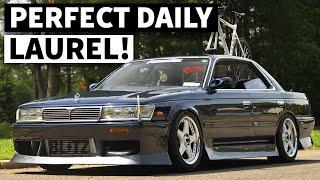 RB25 Neo Swapped, Big Single Turbo Nissan Laurel is a Shockingly Quick JDM Sedan