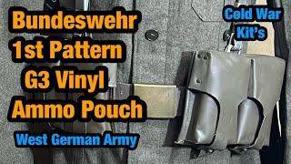 Bundeswehr West German Army 1st Pattern G3 Vinyl Ammo Pouch