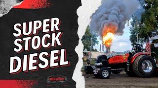 Tractor Pulling 2022: Unbelievable Horsepower. Super Stock Diesel Tractor Pulling!