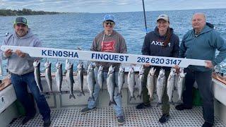 LAKE MICHIGAN SALMON FISHING CHARTER | Coho Salmon | FinQuest Sportfishing | Kenosha, Wisconsin