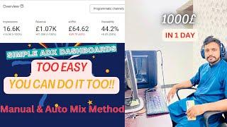 How to increase ECPM on adx dashboards and make 1k pounds revenue in 1 day