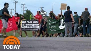 Demonstrators Gather Nearly A Week After Shooting Of Jacob Blake | TODAY