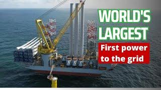 World largest offshore wind farm is finally sending power to the UK grid