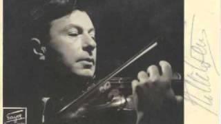 Nathan Milstein plays the 3rd Movement of Goldmark's Violin Concerto