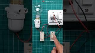 One Bulb Two Switch Connection | One Bulb Control By Two Switch | Staircase Wiring |