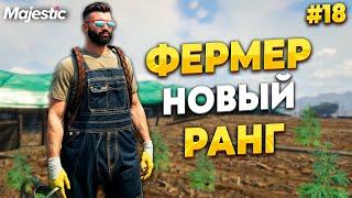 ПУТЬ НОВИЧКА С НУЛЯ, ФЕРМА НОВЫЙ РАНГ, ВЫРАСТИЛ ГРИН НА MAJESTIC RP / GTA 5 RP.  ПРОМО - TAXI