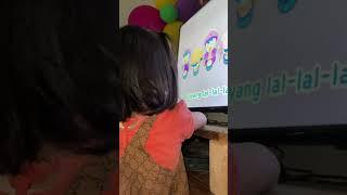 Cara periksa gigi anak nyengir sambil nonton pororo#shorts