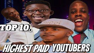 Top 10  HIghest PAID KENYAN YOUTUBERS  & TIKTOKERS 2024 @VIP_Access  #highestpaidyoutubers