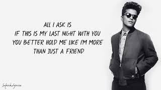 Bruno Mars - All I Ask (Lyrics)