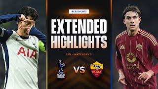 Tottenham vs. Roma: Extended Highlights | UEL League Phase MD 5 | CBS Sports Golazo - Europe