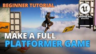 How to Make a Side-Scroller Platformer Game in Unreal Engine 5 - Full Beginner Course