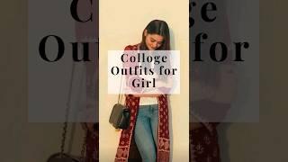 College Outfits for Girls  Casual wear | cute dress for women ️ #fashion #viral #trending #shorts