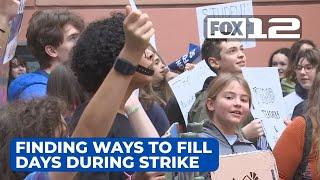 PPS students rally to support teachers, explore new activities as strike continues