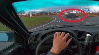 BMW E36 STREET DRIFT POV #0