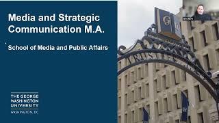 Information Session: Media and Strategic Communication (January 2025)