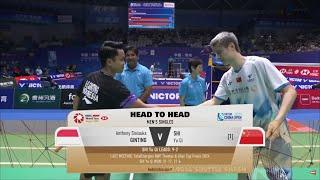 Shi Yu Qi (CHN) [1] vs Anthony Sinisuka Ginting (INA) | China Open 2024 Badminton | R16