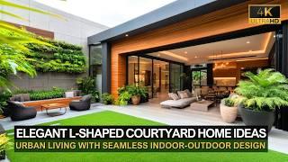 Elegant L-Shaped Courtyard Homes with Seamless Indoor-Outdoor Design | 2025 Urban Living Ideas