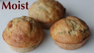 easy moist banana muffin recipe(real cooking sound)--Cooking A Dream