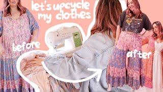 upcycling my clothes! (into things i'll ACTUALLY wear)