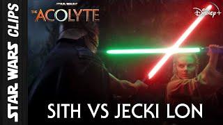 Sith Lord Qimir vs Jedi Padawan Jecki Lon | Star Wars Clips