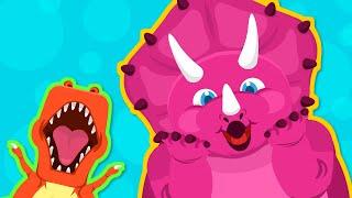  Triceratops | Greatest & Strong Dino! | Dinosaur Song | Animal Song  | Nursery Rhymes TidiKids