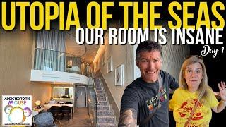 Staying in the MASSIVE CROWN LOFT SUITE on Utopia of the Seas | Royal Caribbean's Newest Ship