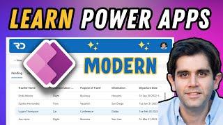 How to Build Power Apps with Modern Experiences | Beginner's Tutorial