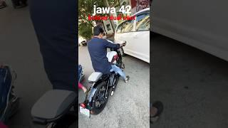 #Jawa 42 bobber dual seat new 2023 #jawa #bobber drop your comments please like & share fr  m video