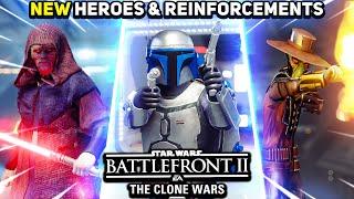 THIS adds NEW Clone Wars Heroes & Reinforcements For Star Wars Battlefront 2! MOD (Battlefront 2)