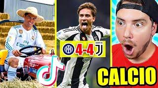 REAZIONE ai TIKTOK sul CALCIO - INTER-JUVE 4-4!! Ma siamo impazziti??