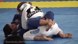 Women's Brazilian Jiu-Jitsu Choke-out