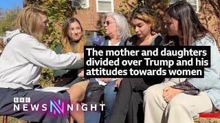 The mother and daughters divided over Trump and his attitudes towards women