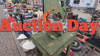 Today's Auction. Swaffham. Band saw, Hacksaw and Dolls