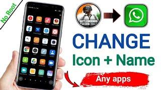 How to Change Apps icon & Apps Name on Android 2024 || (No Root)