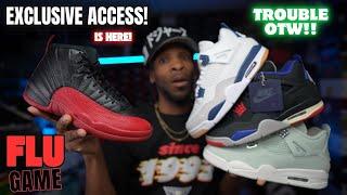 JORDAN 12 FLU GAME EXCLUSIVE ACCESS STARTS NOW & UPCOMING JORDAN 4S YOU MIGHT WANT TO KEEP AN EYE ON