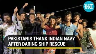 Pakistanis Go Gaga After 'Brave' Indian Navy Opens Fire, Boards Hijacked Ship During Daring Rescue