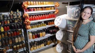 Homestead Pantry Tour ~ Family of 10 Food Storage #everybitcountschallenge