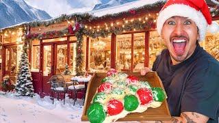 Eating at Christmas Themed Restaurants For 24 Hours...