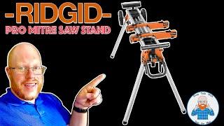RIDGID Pro Compact Universal Mitre Saw Stand- FULL REVIEW!!#ridgidtools #ridgidpowertools