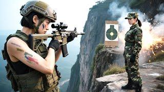 The female sharpshooter's target is surprisingly her best friend!