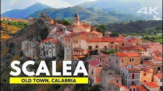 Scalea Old Town Calabria Italy Vacations | 4K drone footage