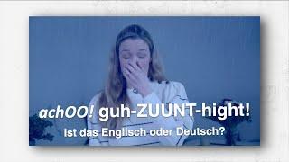 Sagt man im Englischen auch Gesundheit wenn man niest?