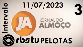 Intervalo: Jornal do Almoço - RBS TV Pelotas (11/07/2023) [3]