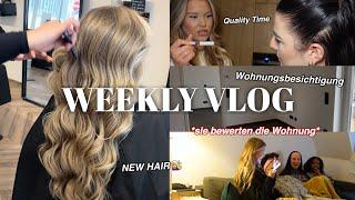 New hair, apartment viewing, beauty update – no more facials | WEEKLY VLOG