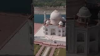 Taj Mahal Drone view #shorts #youtubeindia #drone #viral #tajmahal #amazing #love #op #photography