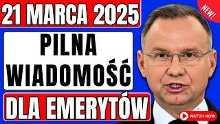  PILNE: ZUS ogłasza KLUCZOWE zmiany dla emerytów od 1 kwietnia 2025! Sprawdź, co się zmienia!
