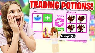 Trading FLY and RIDE POTIONS ONLY in Adopt ME! (Roblox) | JKrew Gaming